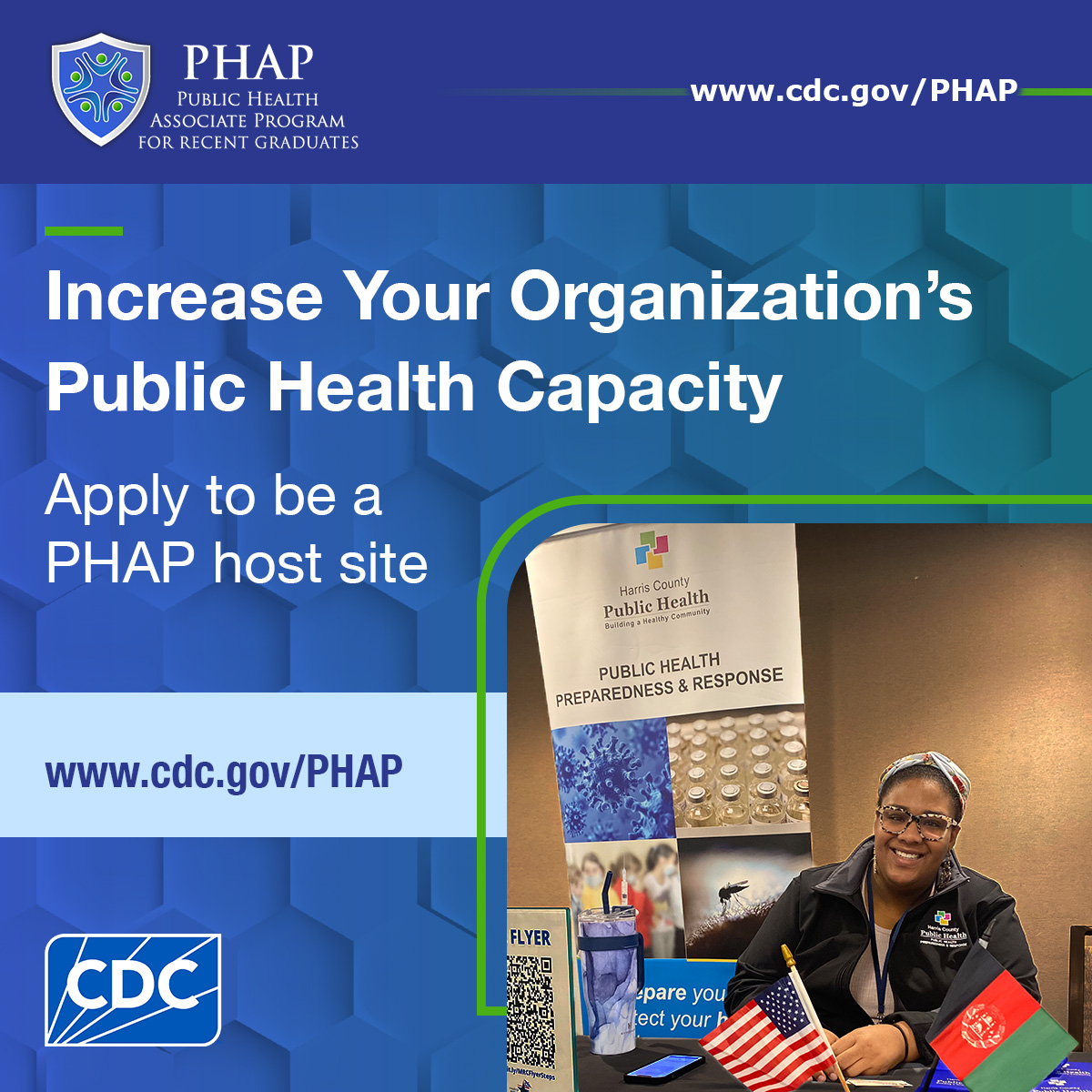 PHAP host site promotion graphic for Instagram