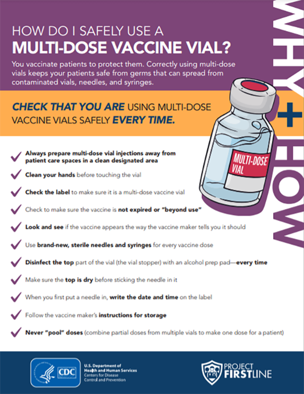 How Do I Safely Use a Multi-Dose Vaccine Vial? Multi-dose Vial Checklist
