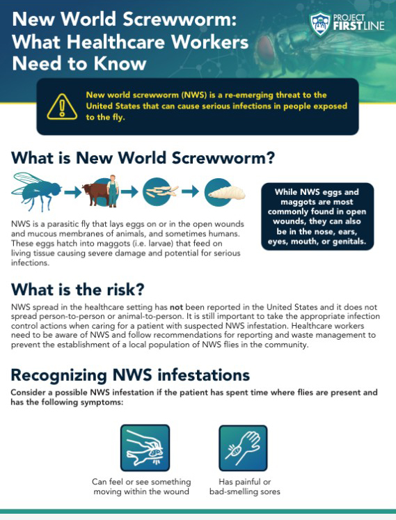 New World Screwworm: What Healthcare Workers Need to Know