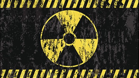 Radioactive Hazard Symbol image 58 KB A yellow and black colored radioactive hazard symbol