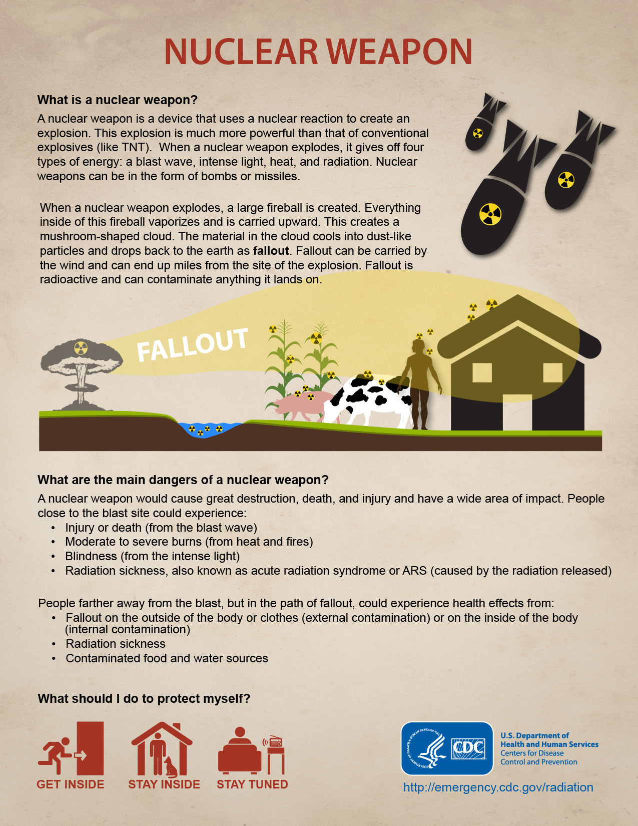 Nuclear Weapon infographic Nuclear weapon description