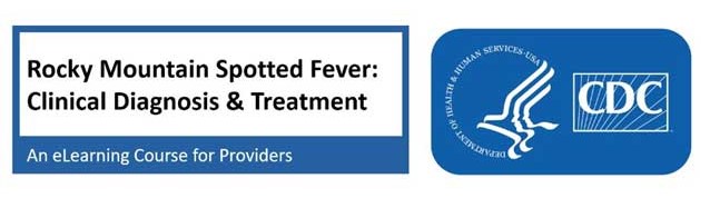 Rocky Mountain Spotted Fever clinical diagnosis & treatment training course art.