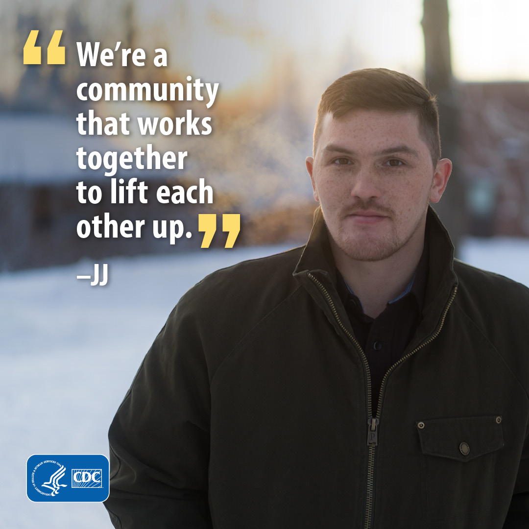 "We're a community that works together to lift each other up." -JJ