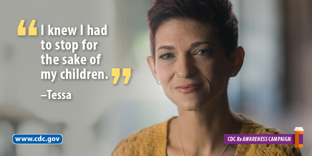 "I knew I had to stop for the sake of my children." -Tessa