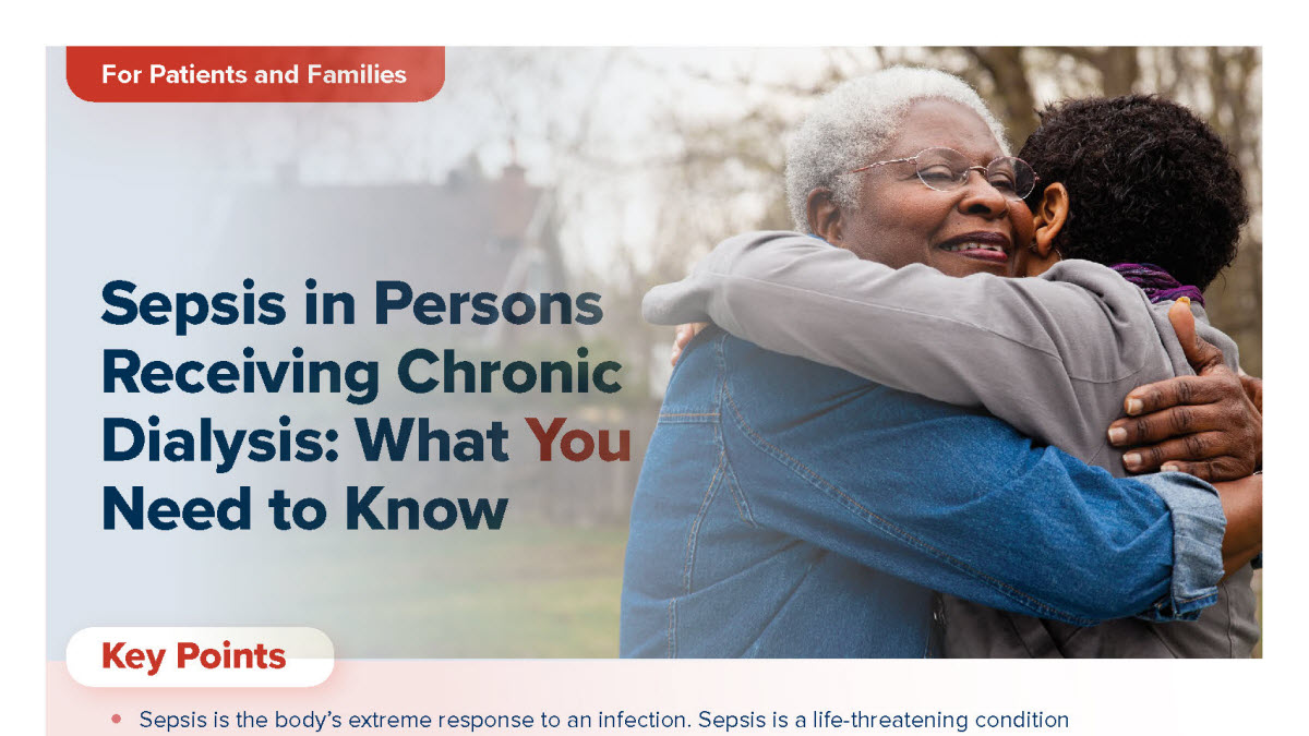 People Receiving Chronic Dialysis: What You Need to Know