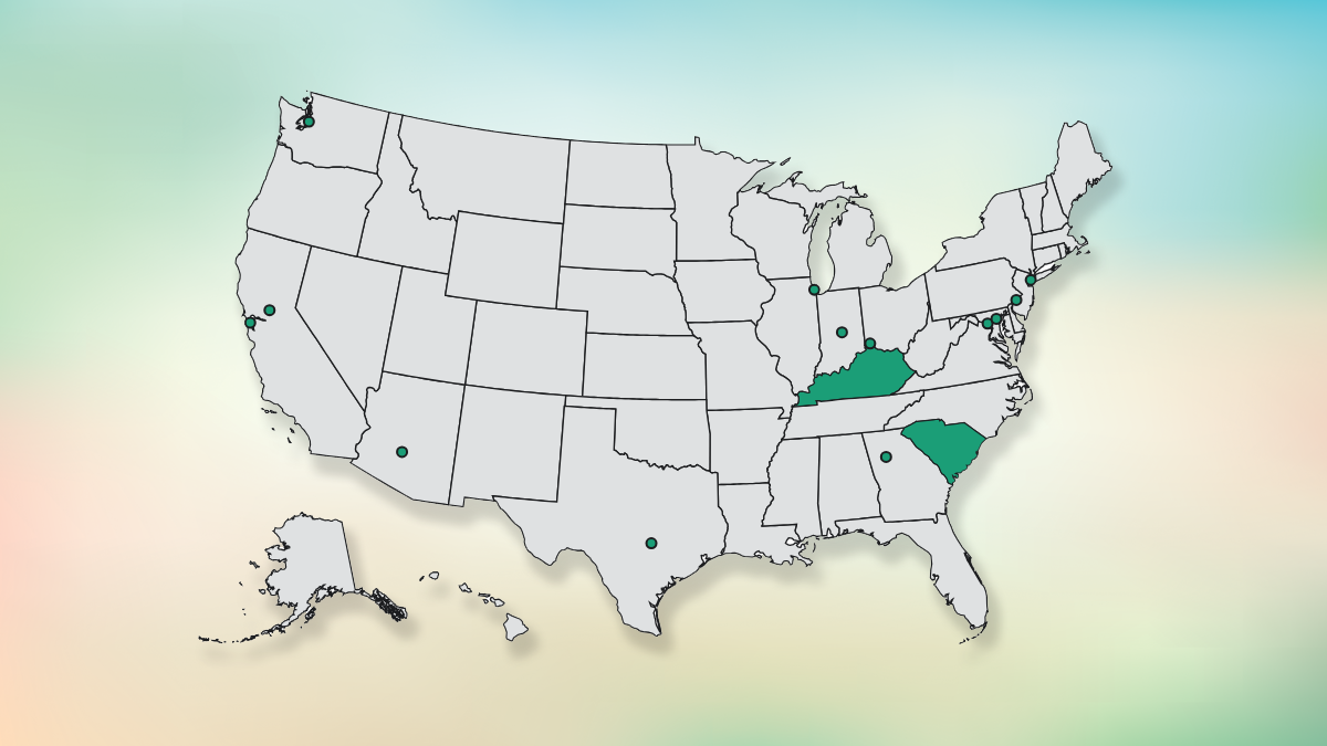 SHIPS recipients map