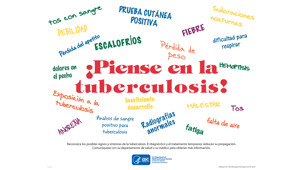 Think TB Poster Spanish