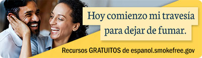 Hoy comienzo mi traves&iacute;a para dejar de fumar. Recursos GRATUITOS de espanol.smokefree.gov