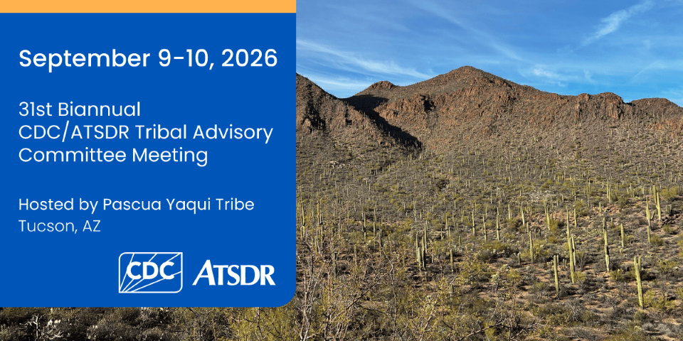 Graphic of the TAC Meeting Save the Date for September 9-10, 2026. Image depicts the Gate Pass in Tucson Mountain Park.