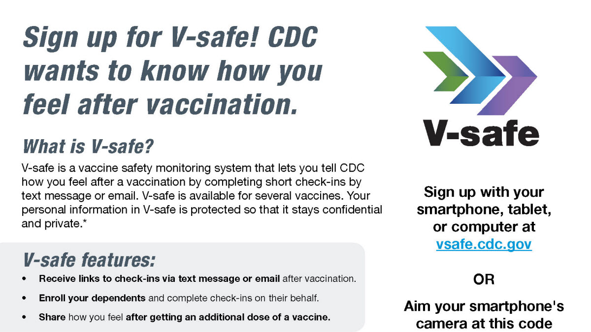 What is V-safe? Information Sheet