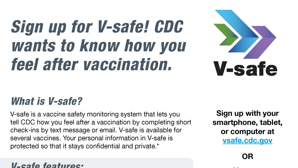 What is V-safe? Poster