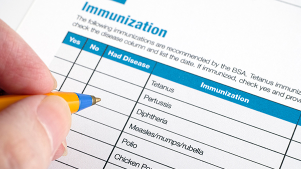 Immunization check list.