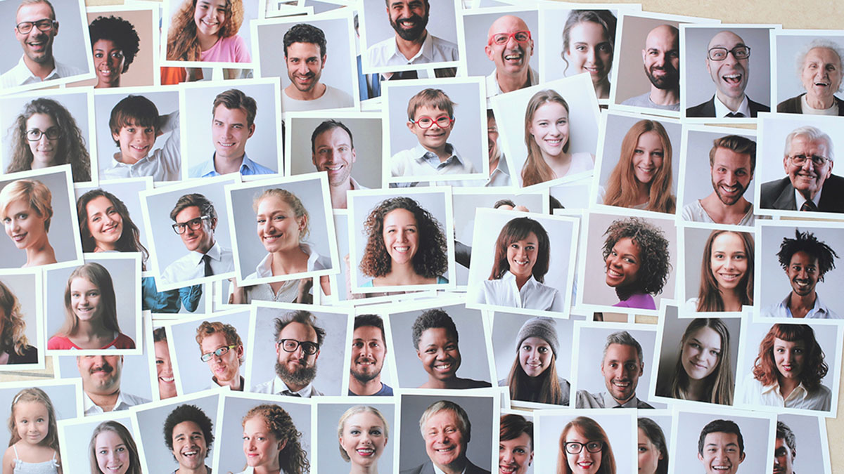 A collection of photos representing diverse men and women to show that VWD affects men and women equally.