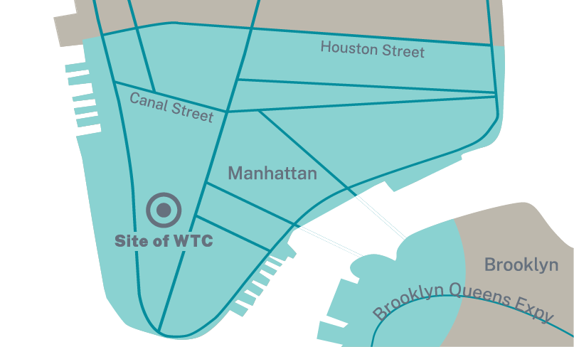 World Trade Center Exposure Map