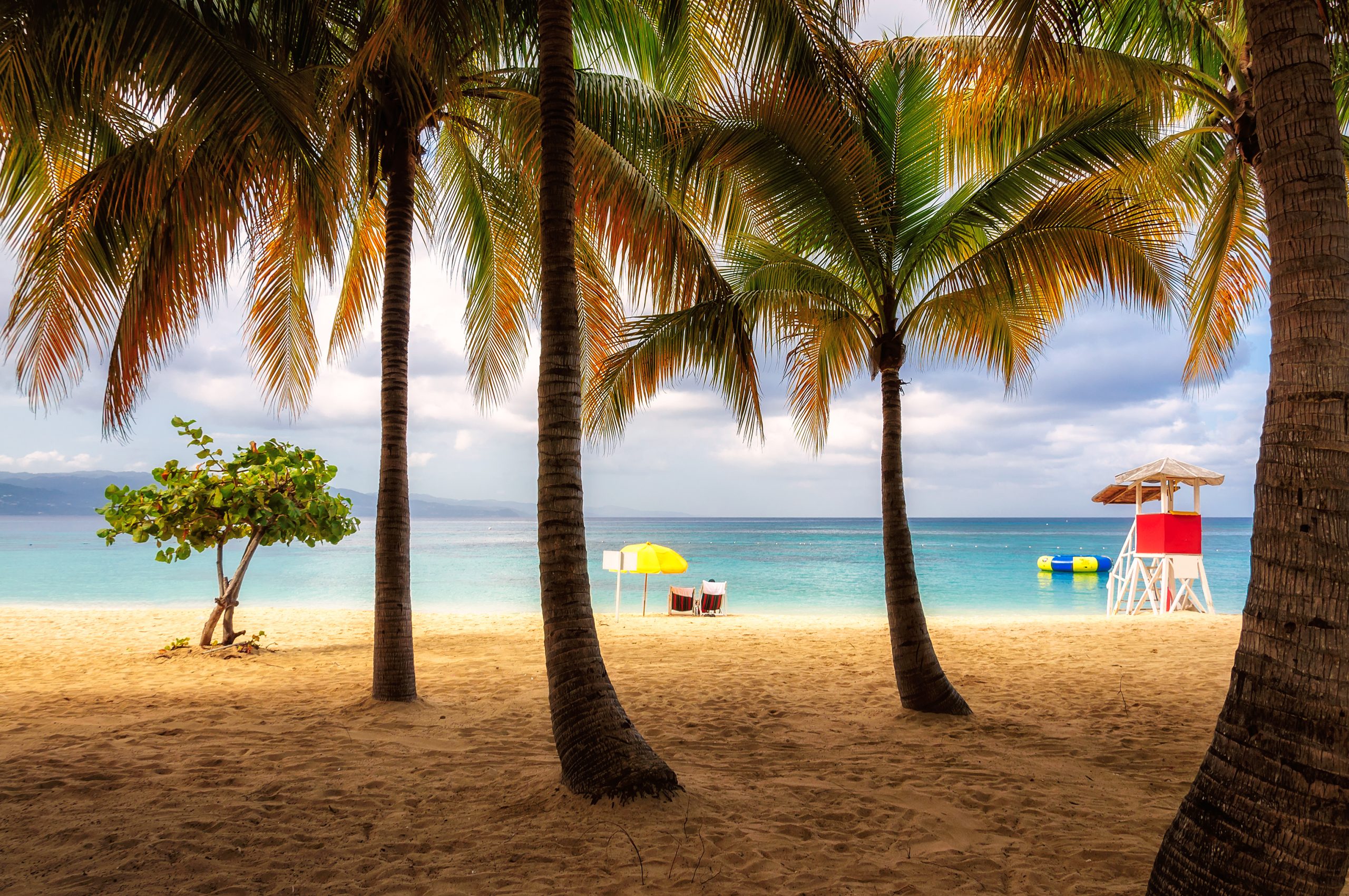 Beach in Jamaica.