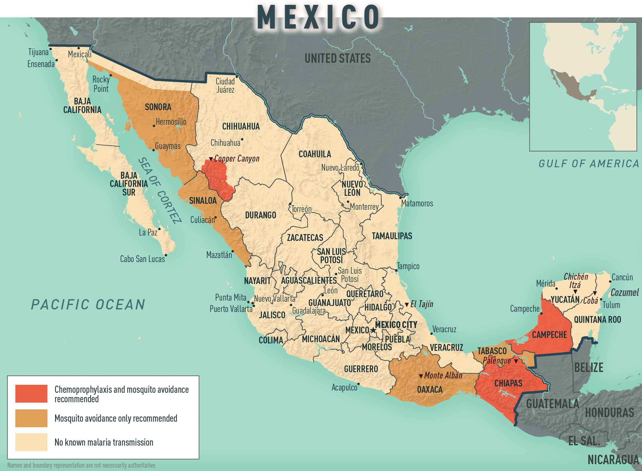 Map 1.5.31: Malaria prevention in Mexico