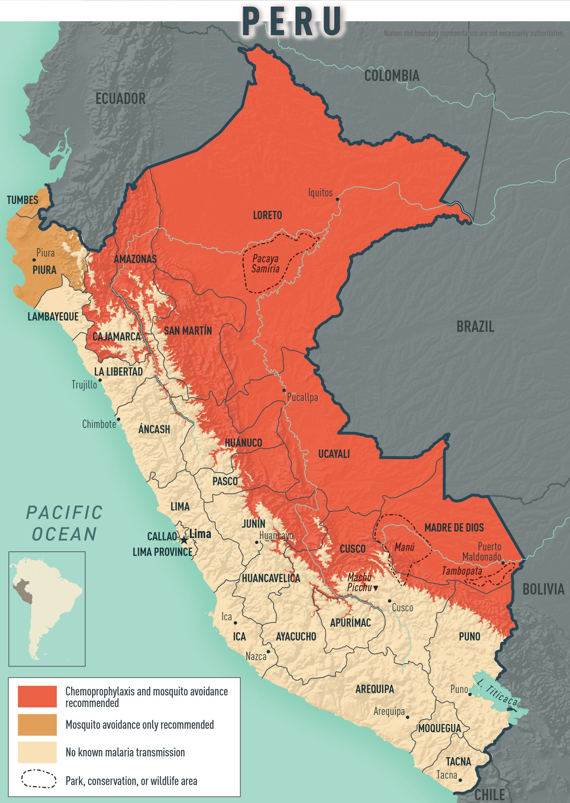 Map 1.5.38: Malaria prevention in Peru